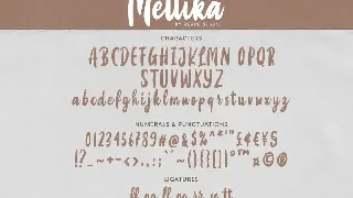 Mettika - Handbrush Font