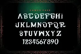 Dendcence - Decorative Vintage Display Font