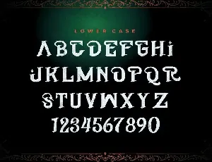 Dendcence - Decorative Vintage Display Font