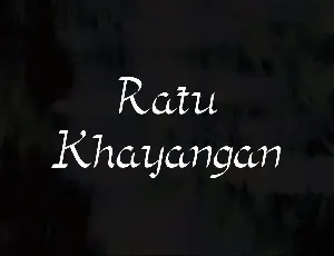 Khallewang Font