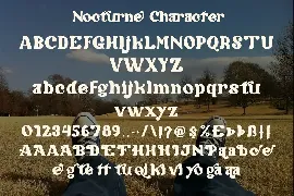 Nocturne - Podgy Serif Font