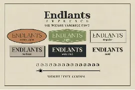 Endlants font