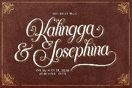 Agenda King - Vintage Script Font