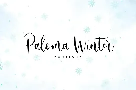 Winterhome font