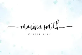 Winterhome font