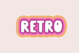 Retro Vibes Groovy Retro Font