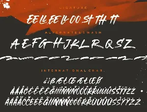 Gorock Brush Typeface font