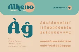 Alkeno Font