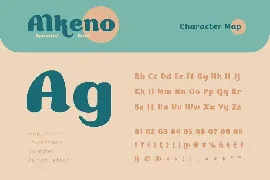 Alkeno Font