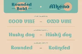 Alkeno Font