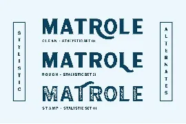 Matrole - Vintage Font