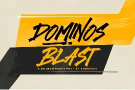 Dominos Blast font