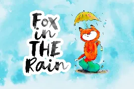 Rainy Day Brush Font