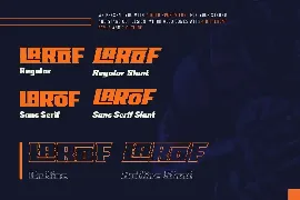 LAROF | Athletic Font