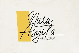 Nura Asyifa font