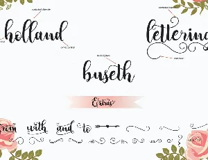 Adreena Script font