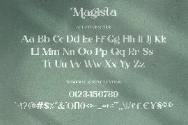 Magista - Modern Stylish Serif Font