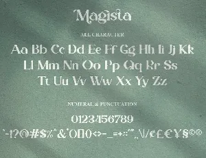 Magista - Modern Stylish Serif Font