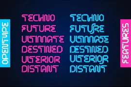 Sparkster - Futuristic Font