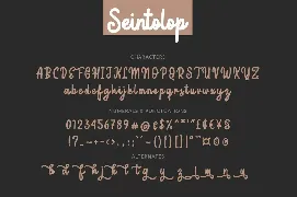 Seintolop font