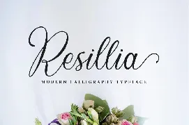 Resillia Script font