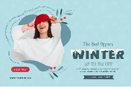 Snowy Holiday - Display Font