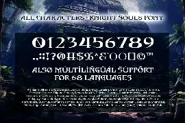 Knight Souls font