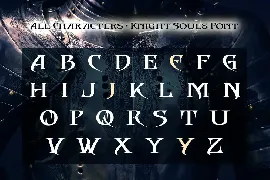 Knight Souls font