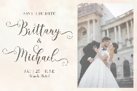 Romantic Script font