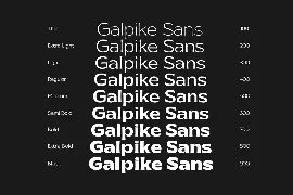 Galpike Sans font