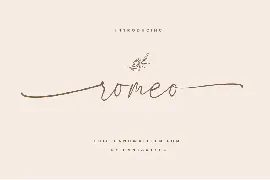 Romeo Handwritten font