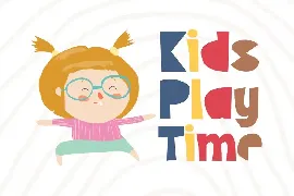 Kids Cut - cutout kids font