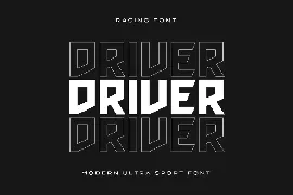 Racing - Modern Ultra Sport Font