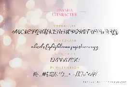 Daysha - Wedding Elegant Script Calligraphy font