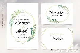 Daysha - Wedding Elegant Script Calligraphy font