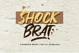 Shock Brat font