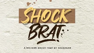 Shock Brat font