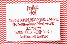 Polka Dot font