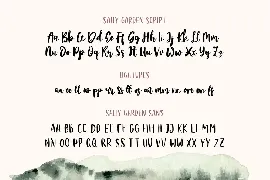 Sally Garden - A Sweet Font Duo