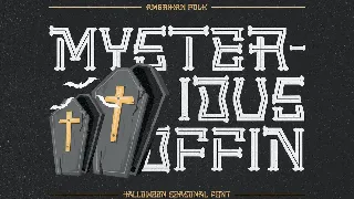 Amerikan Folk - Halloween Font