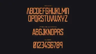 Ishimura - Futuristic Font