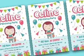 Comication - Cute kids font