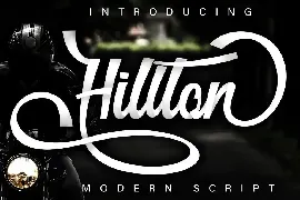 Hillton Modern Script font