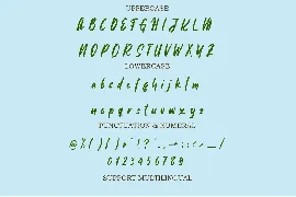 Green Splash! font