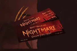 Night Terror - A Horror and Scary Typeface font