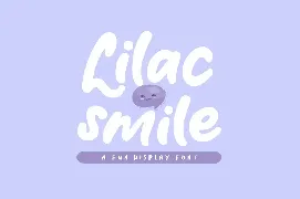 Lilac Smile font