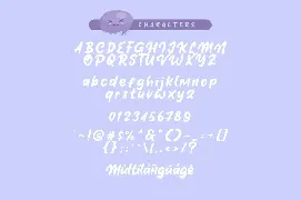 Lilac Smile font