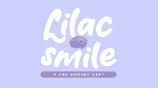 Lilac Smile font