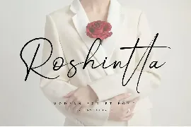 Roshintta font