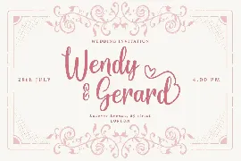 Meliya Script font